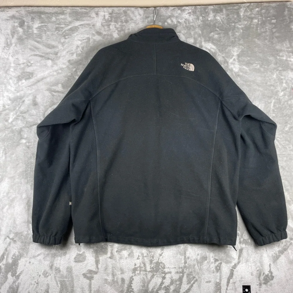 The North Face Windwall Fleece Jacket Mens XL Black Full Zip Fall 2007